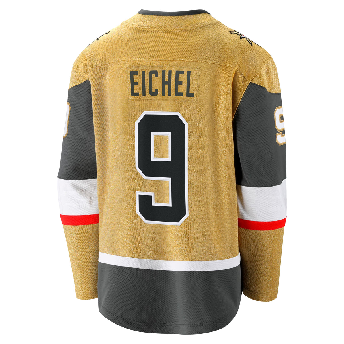 Men's Vegas Golden Knights Jack Eichel Fanatics Gold 2026 Stanley Cup Final Breakaway Jersey