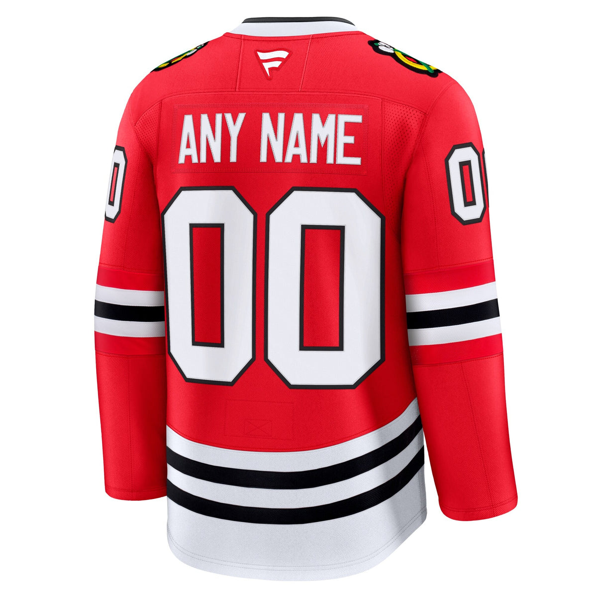 Men's Chicago Blackhawks Fanatics Red Home Premium Custom Jersey