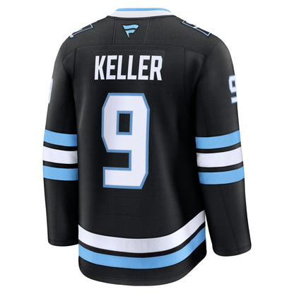 Men's Utah Mammoth Clayton Keller Fanatics Black Home Premium Player Jersey