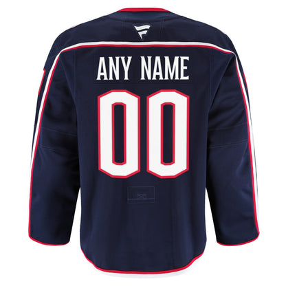 Men's Columbus Blue Jackets Fanatics Navy Home Authentic Pro Custom Jersey