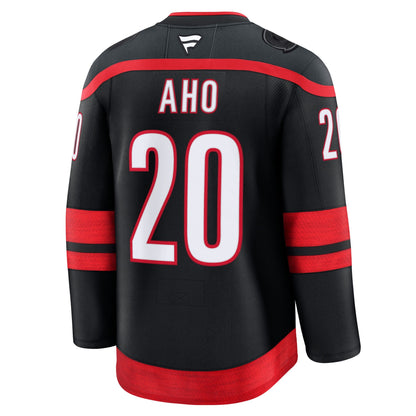 Men's Carolina Hurricanes Sebastian Aho Fanatics Black Home Premium Jersey