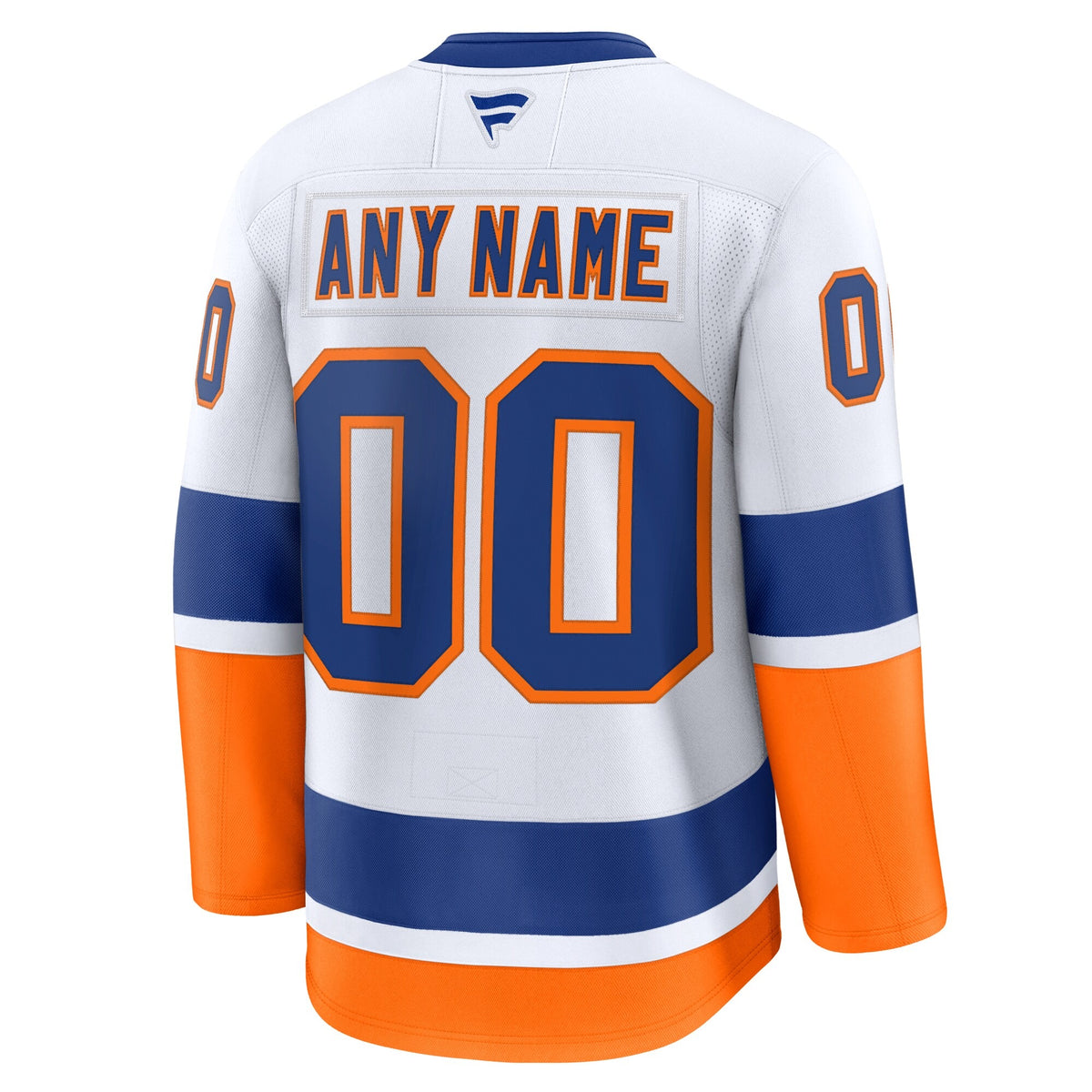 Men's New York Islanders Fanatics White Away Premium Custom Jersey