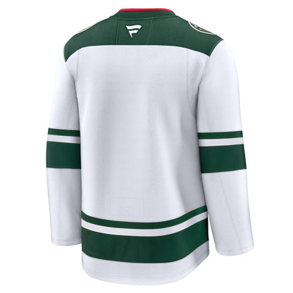 Men's Minnesota Wild Fanatics White Away Premium Jersey