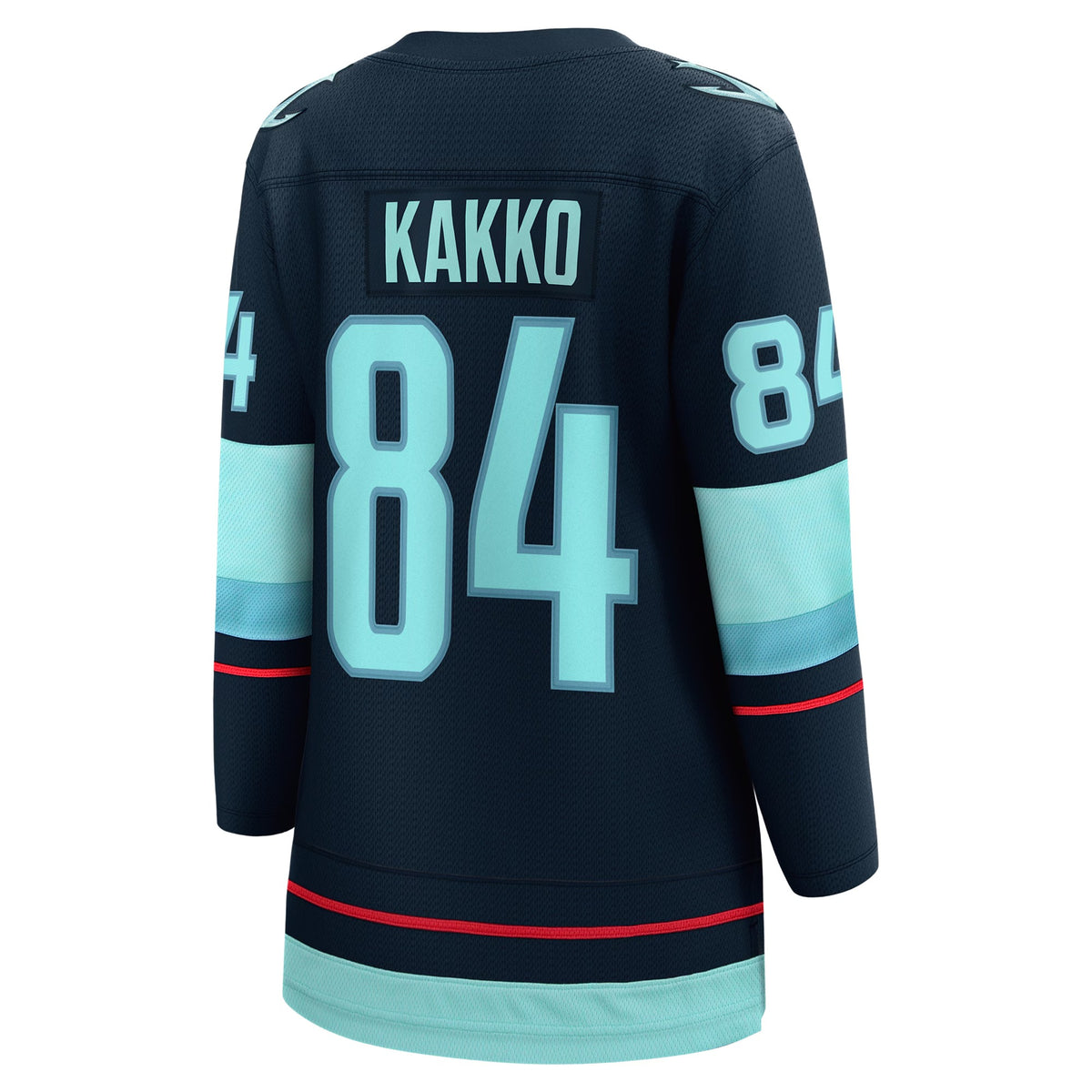 Women's Seattle Kraken Kaapo Kakko Fanatics Deep Sea Blue Home Breakaway Player Jersey