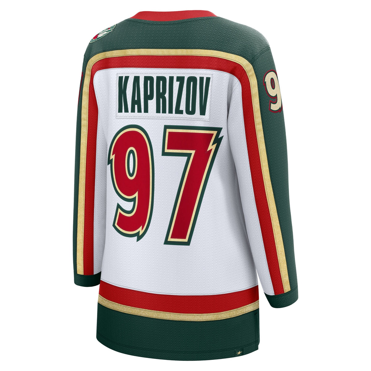 Women's Minnesota Wild Kirill Kaprizov Fanatics White 25th Anniversary Breakaway Player Jersey