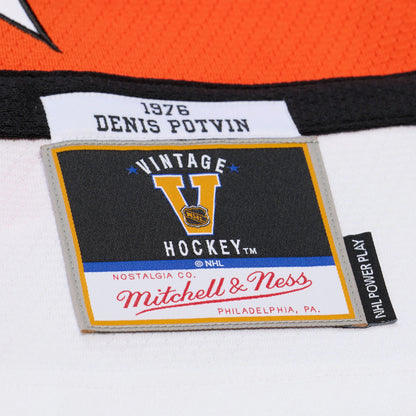 Men's Denis Potvin Mitchell & Ness White 1976 NHL All-Star Game Power Play Jersey