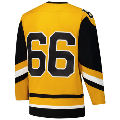 Men's Pittsburgh Penguins Mario Lemieux Gold 1984-85 Power Play Jersey