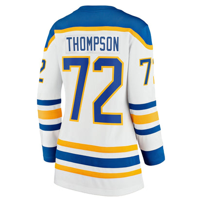Women's Buffalo Sabres Tage Thompson Fanatics White Breakaway Jersey