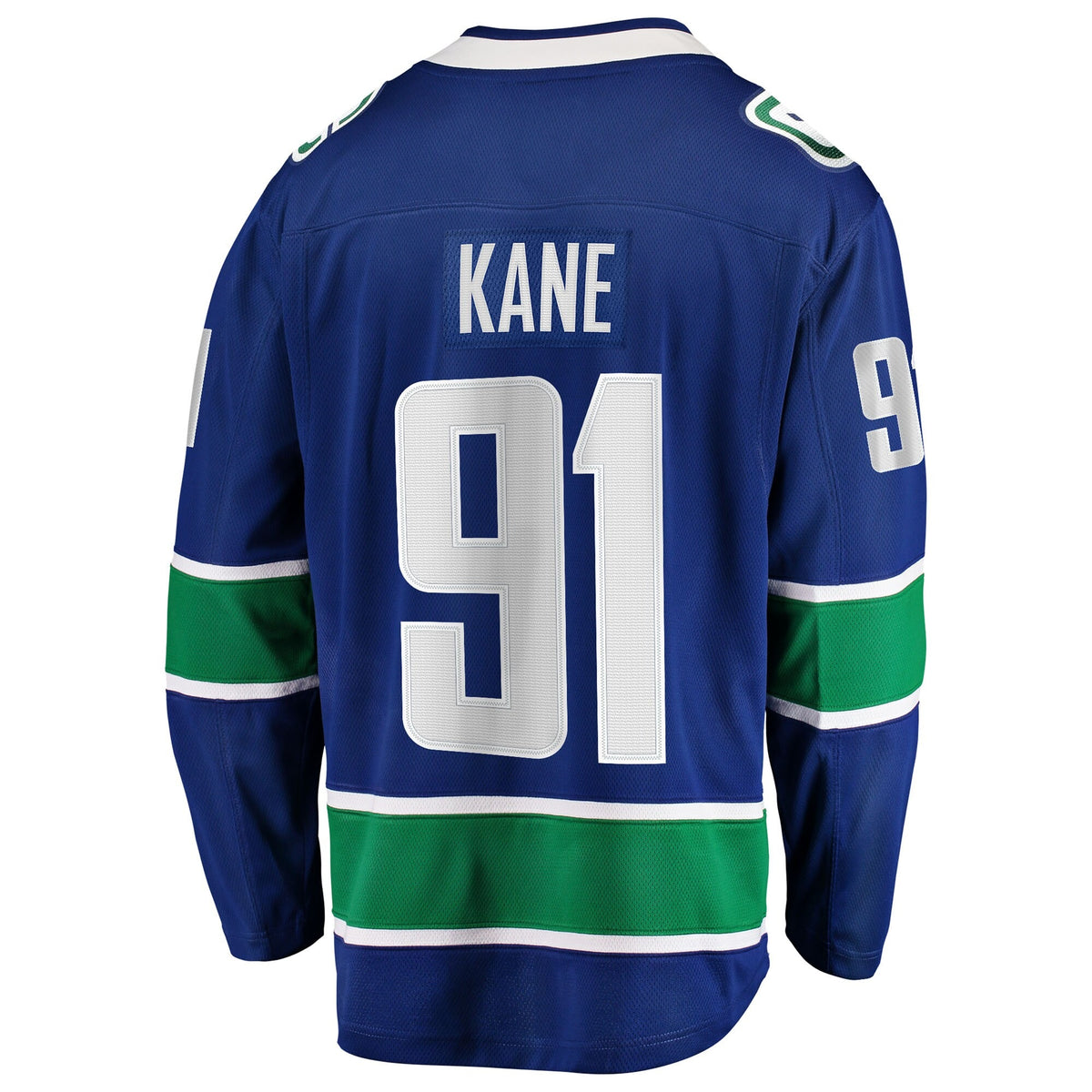 Men's Vancouver Canucks Evander Kane Fanatics Blue Home Breakaway Jersey