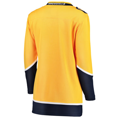 Women's Nashville Predators Fanatics Yellow Home Breakaway Jersey