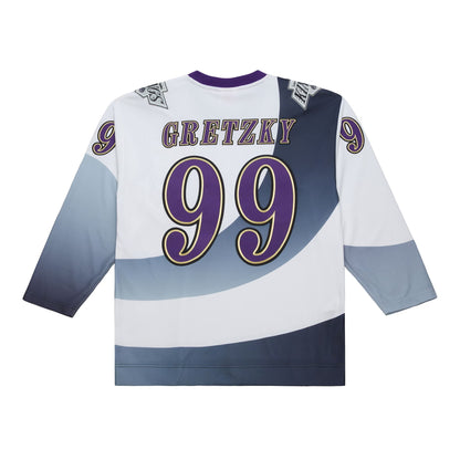 Men's Los Angeles Kings Wayne Gretzky Mitchell & Ness White 1995-96 Power Play Jersey