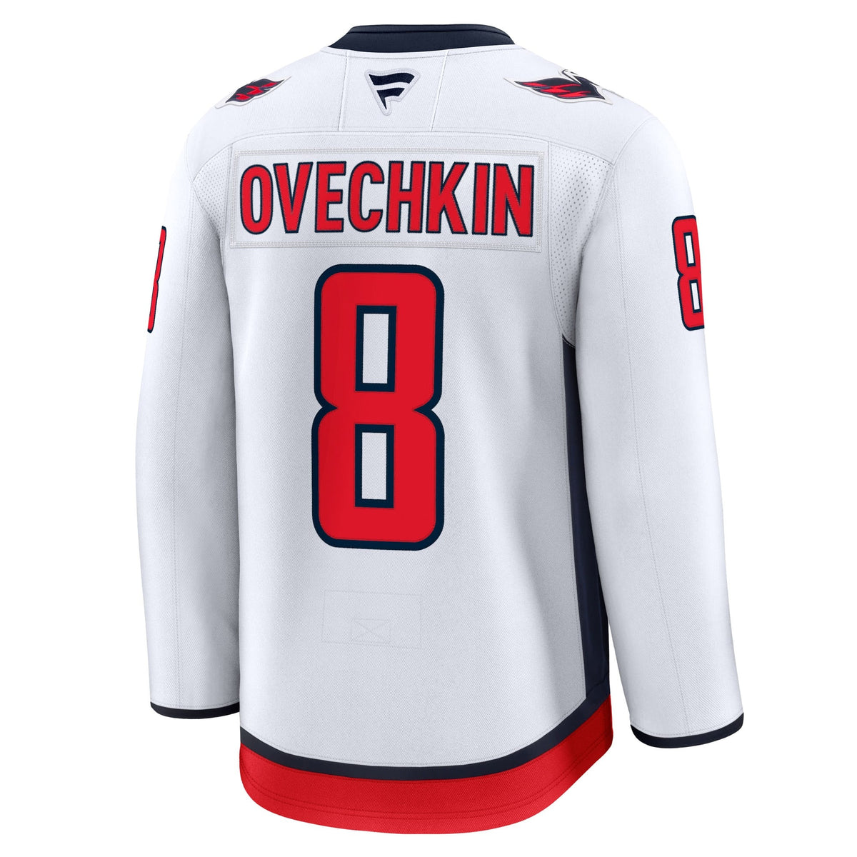 Men's Washington Capitals Alexander Ovechkin Fanatics White Away Premium Jersey