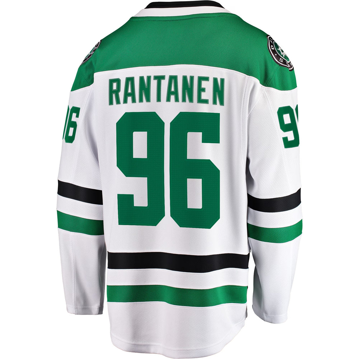 Men's Dallas Stars Mikko Rantanen Fanatics White Away Breakaway Jersey