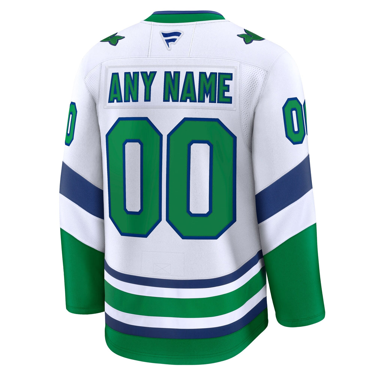Men's Carolina Hurricanes Fanatics White Throwback Premium Custom Jersey