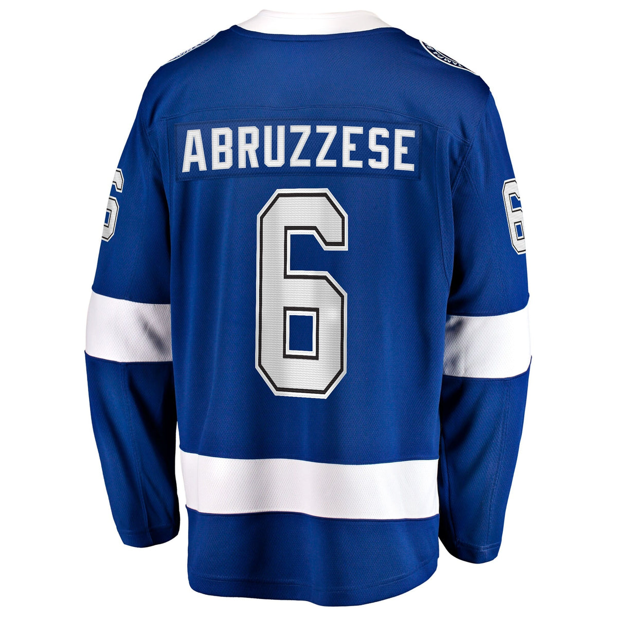 Men's Tampa Bay Lightning Nick Abruzzese Fanatics Blue Home Breakaway Jersey