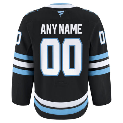 Men's Utah Mammoth Fanatics Black Home Authentic Pro Custom Jersey