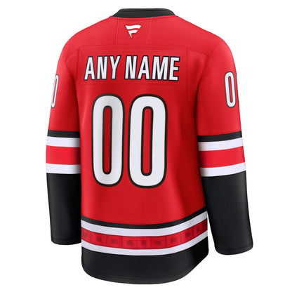 Men's Carolina Hurricanes Fanatics Red Alternate Premium Custom Jersey
