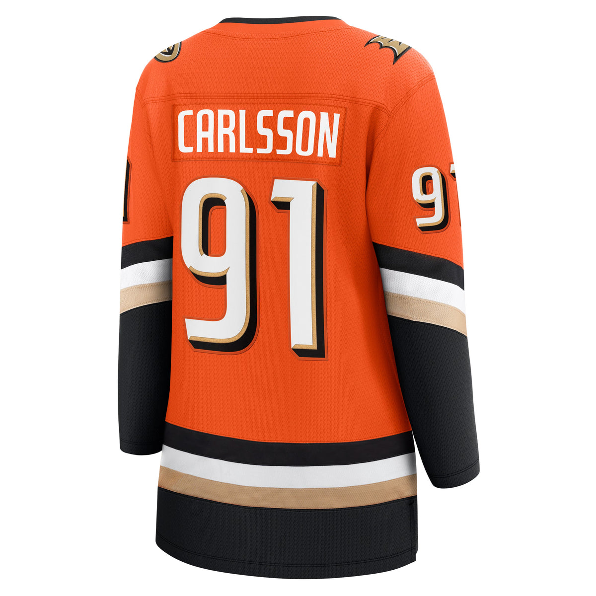 Women's Anaheim Ducks Leo Carlsson Fanatics Orange Home Breakaway Jersey
