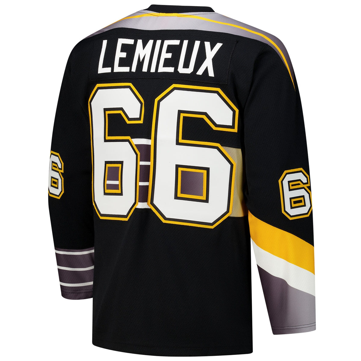 Men's Pittsburgh Penguins Mario Lemieux Black 1996-97 Power Play Jersey