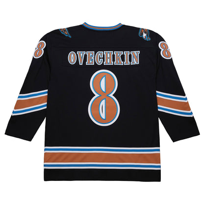 Men's Washington Capitals Alexander Ovechkin Mitchell & Ness Black 2005_06 Power Play Jersey (2)