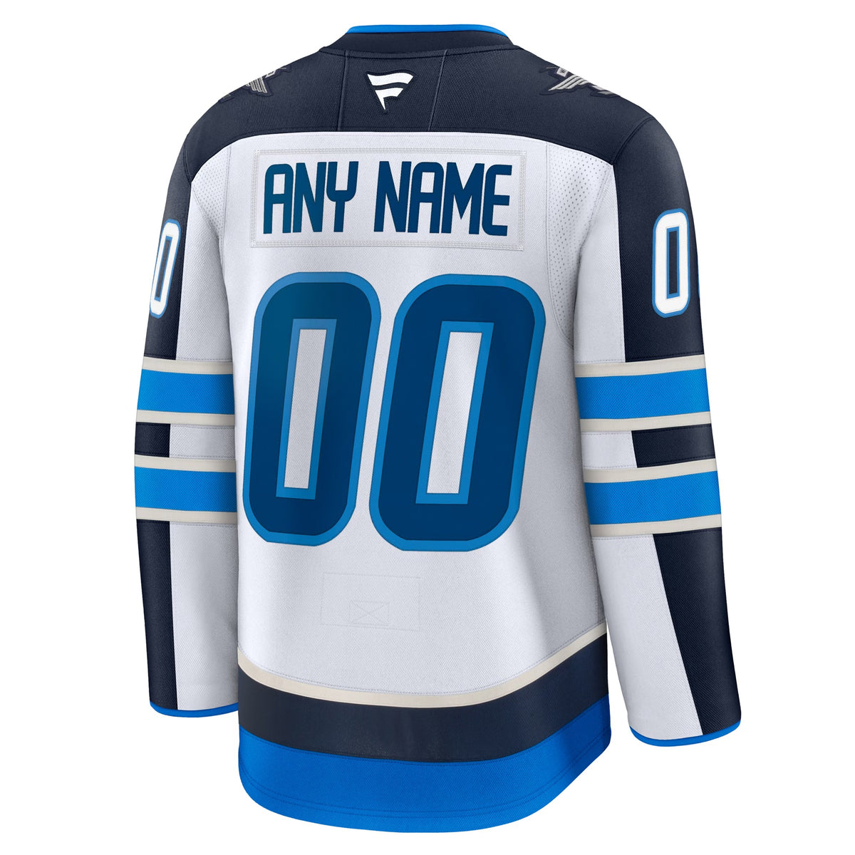 Men's Winnipeg Jets Fanatics White Away Premium Custom Jersey
