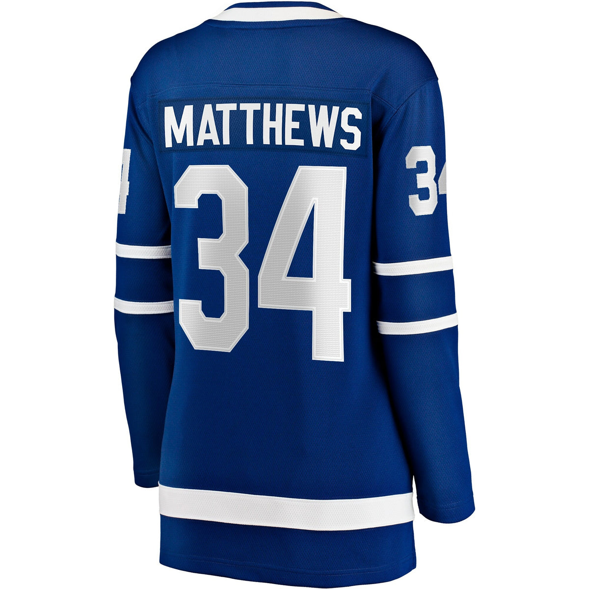 Women's Toronto Maple Leafs Auston Matthews Fanatics Blue Captain Patch Home Breakaway Player Jersey