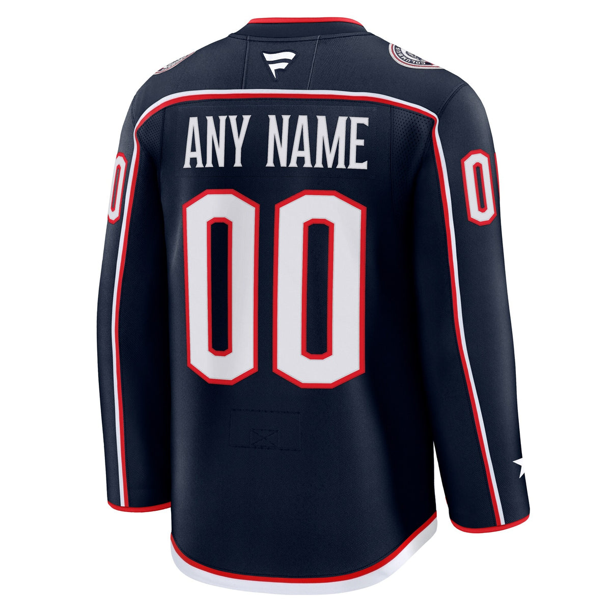 Men's Columbus Blue Jackets Fanatics Navy Home Premium Custom Jersey
