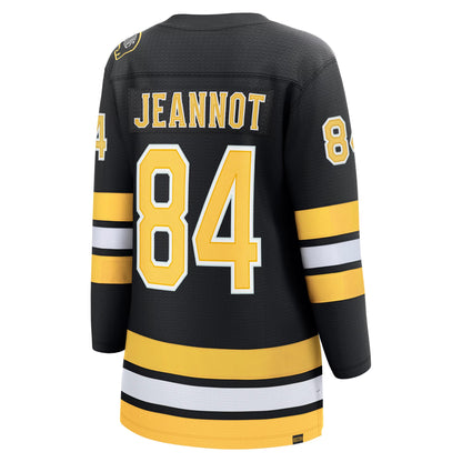 Women's Boston Bruins Tanner Jeannot Fanatics Black Home Breakaway Player Jersey
