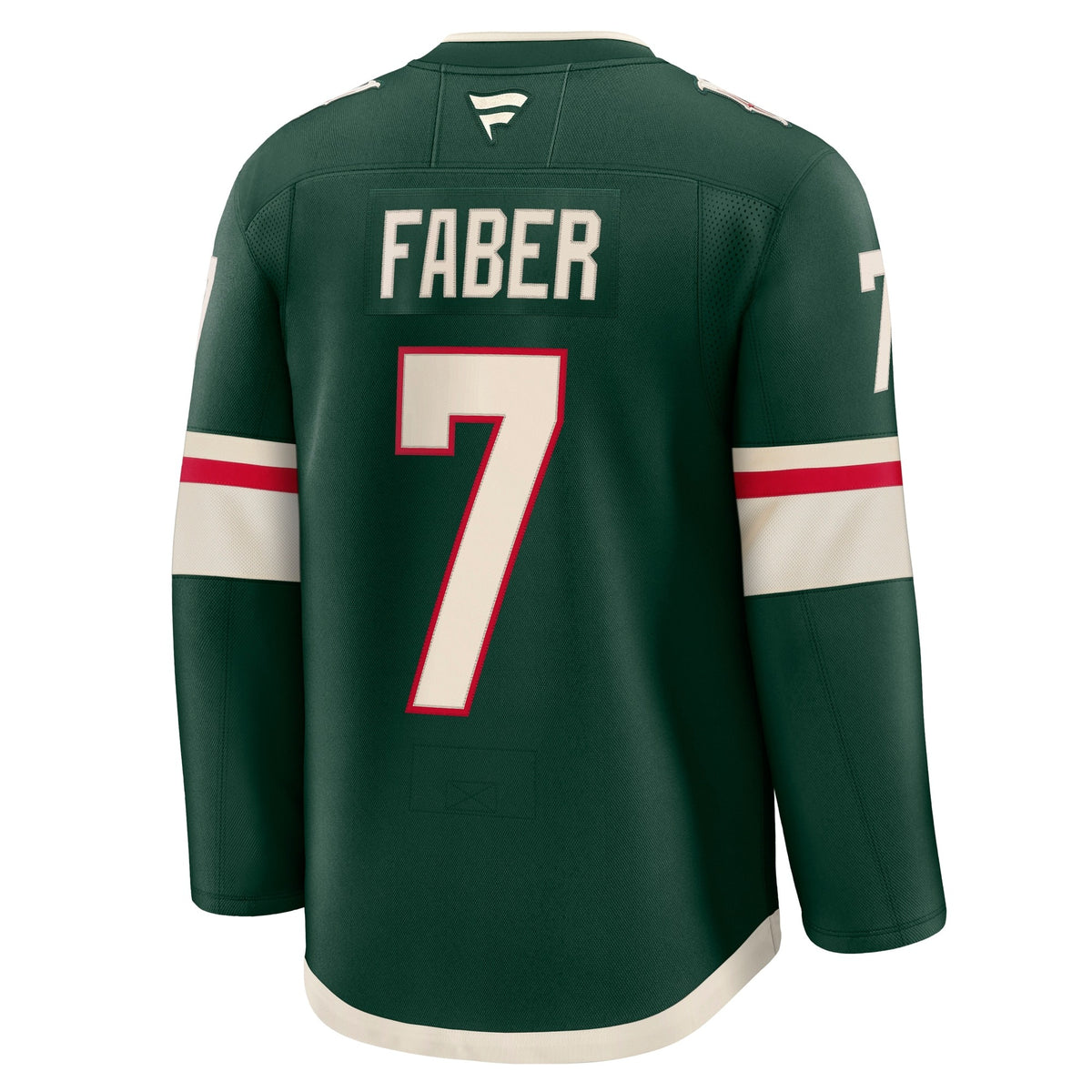Men's Minnesota Wild Brock Faber Fanatics Green Anniversary Premium Jersey