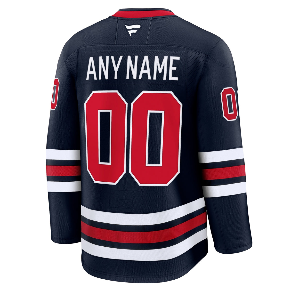 Men's Winnipeg Jets Fanatics Navy Alternate Premium Custom Jersey