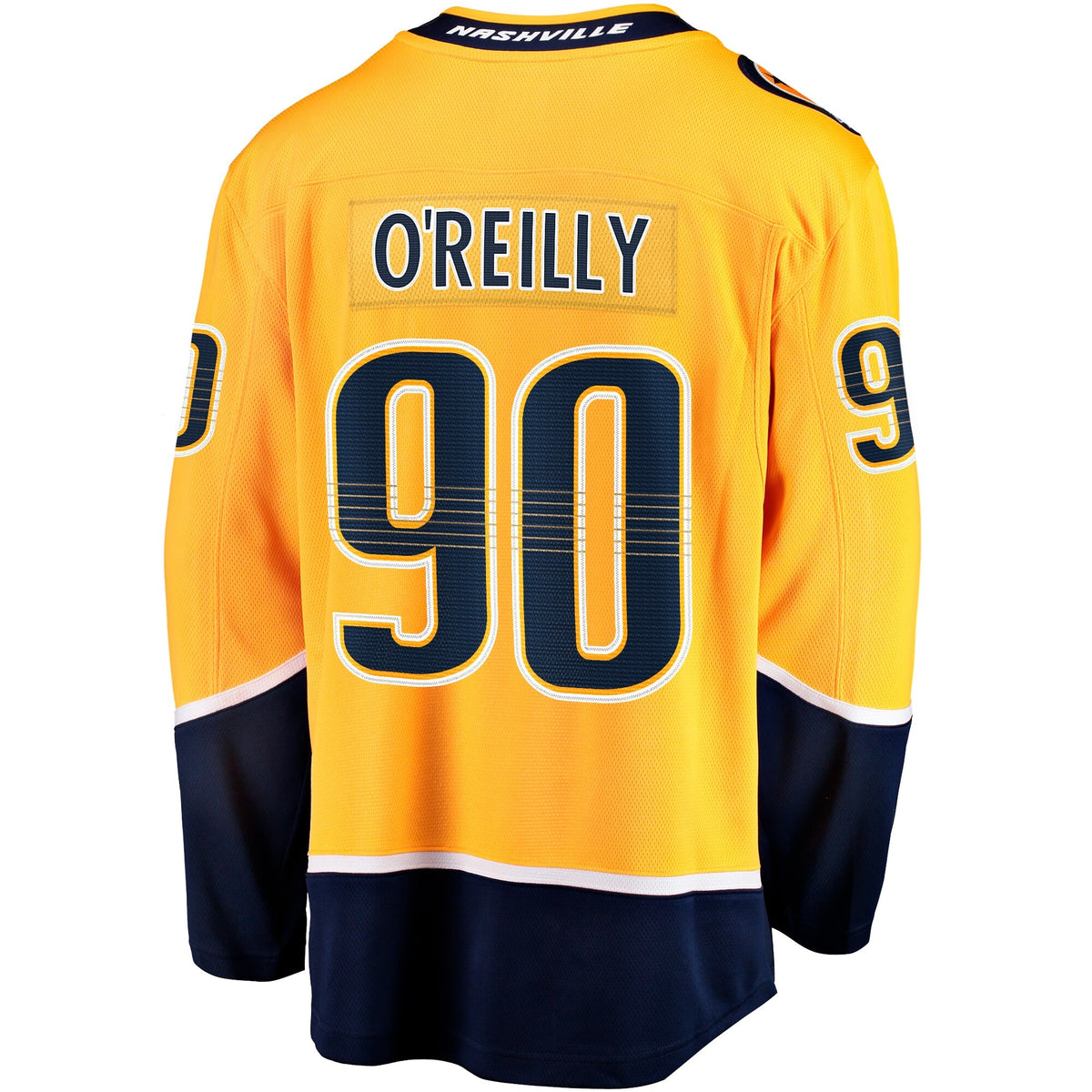 Men's Nashville Predators Ryan O&'Reilly Fanatics Gold Breakaway Jersey