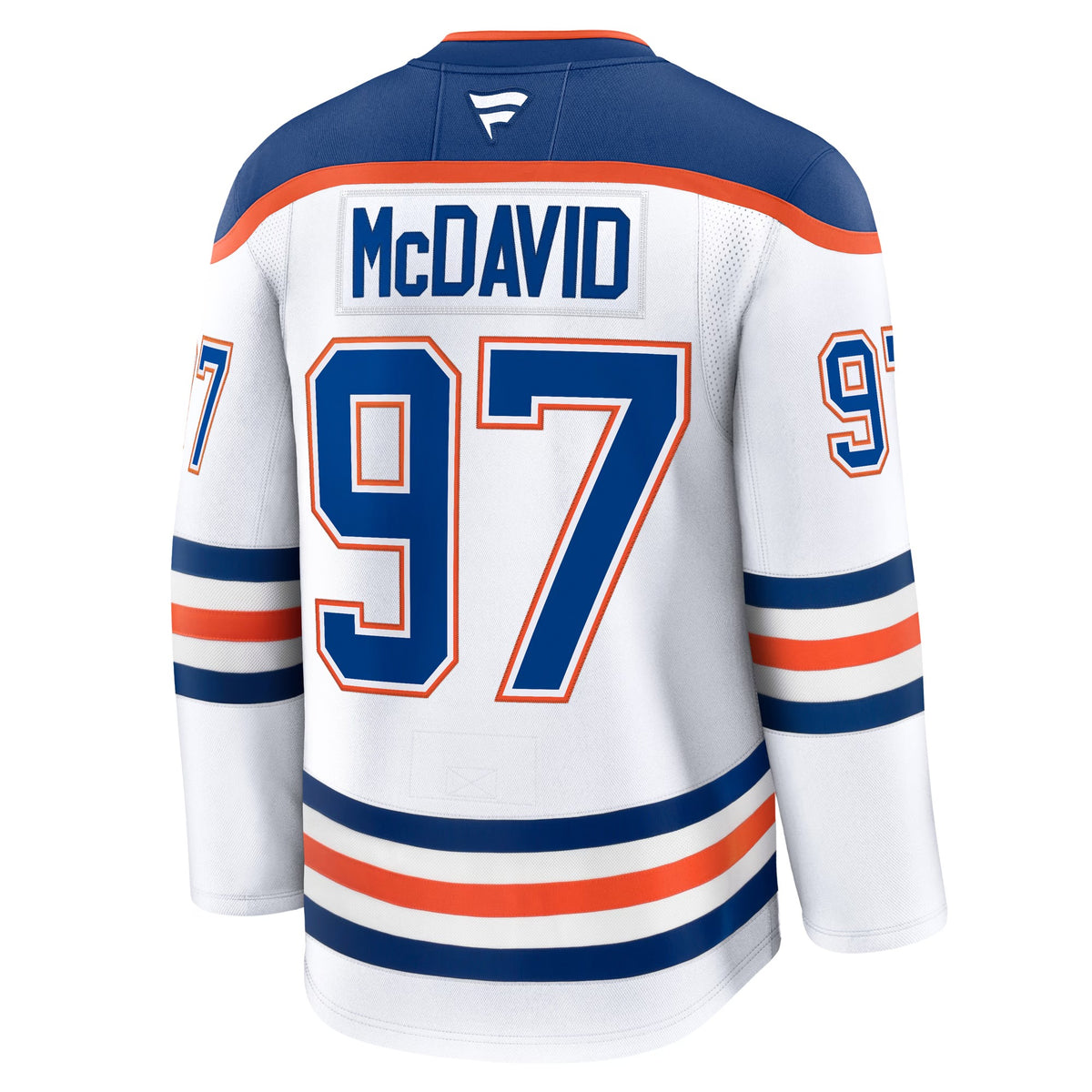 Men's Edmonton Oilers Connor McDavid Fanatics White Away Premium Jersey