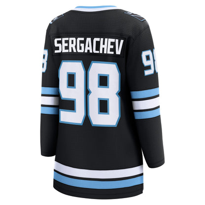 Women's Utah Mammoth Mikhail Sergachev Fanatics Black Home Breakaway Player Jersey