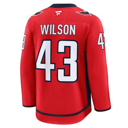Men's Washington Capitals Tom Wilson Fanatics Red Home Premium Jersey