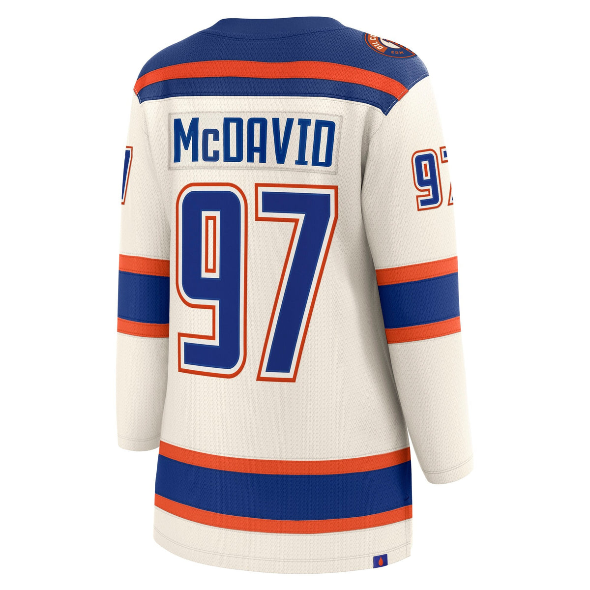 Women's Edmonton Oilers Connor McDavid Fanatics Light Beige Alternate Breakaway Jersey