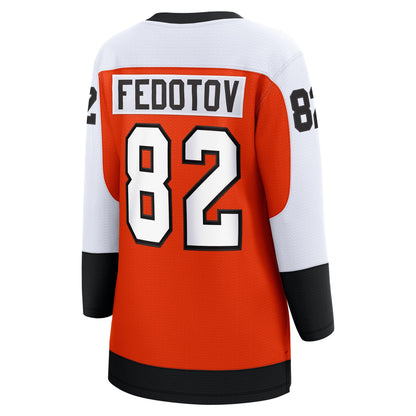 Women's Philadelphia Flyers Ivan Fedotov Fanatics Orange Home Premier Breakaway Player Jersey Breakaway Jersey