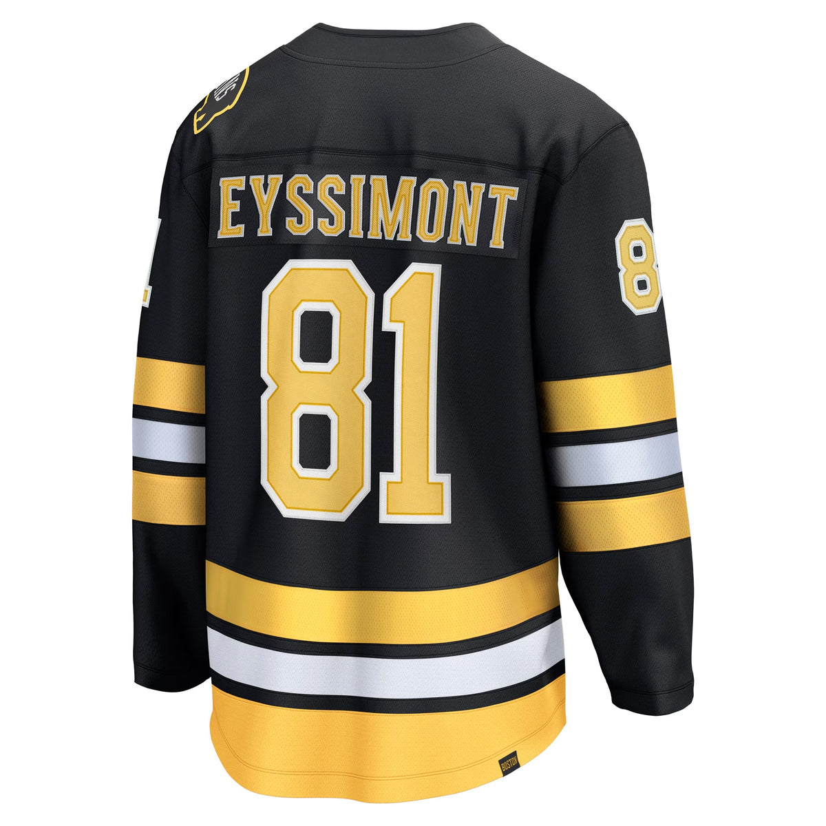 Men's Boston Bruins Michael Eyssimont Fanatics Black Home Breakaway Player Jersey