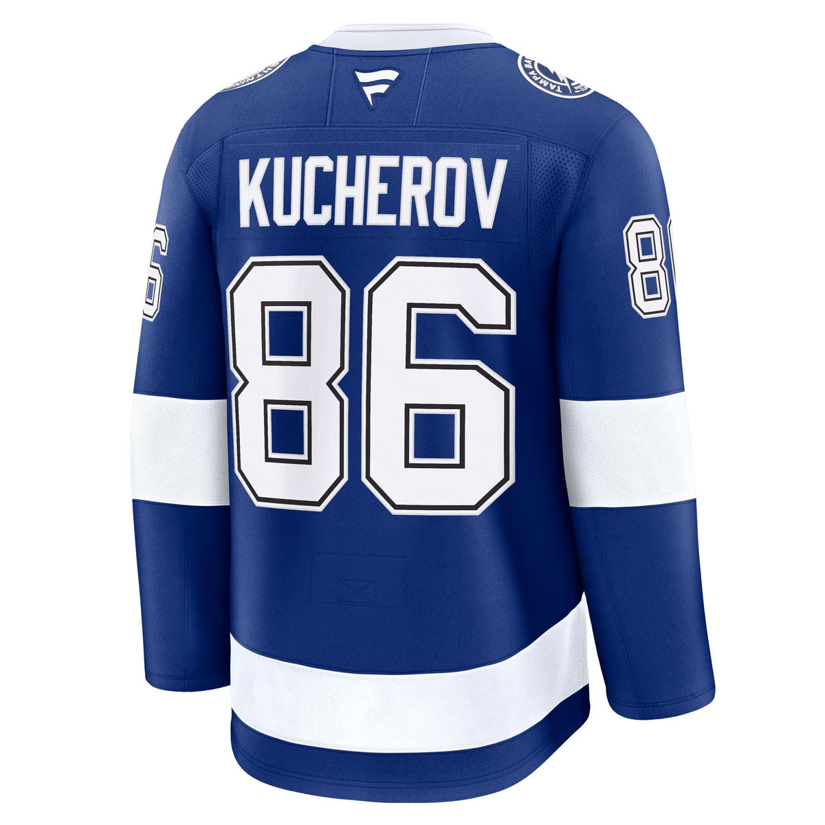 Men's Tampa Bay Lightning Nikita Kucherov Fanatics Blue Home Premium Jersey