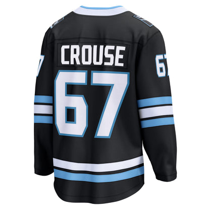 Men's Utah Mammoth Lawson Crouse Fanatics Black Home Breakaway Player Jersey