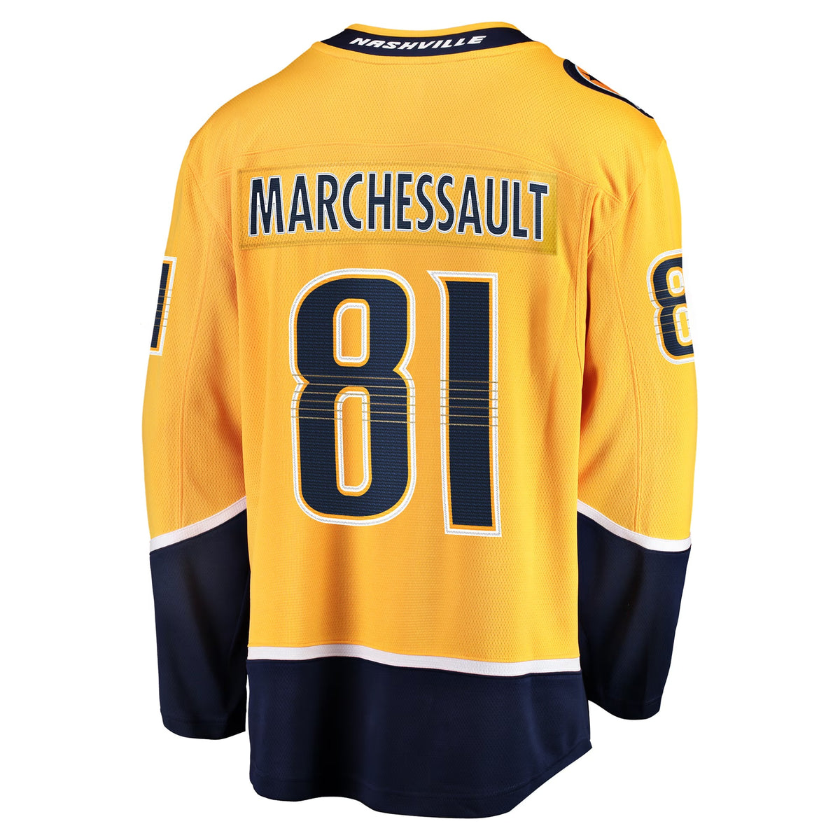 Men's Nashville Predators Jonathan Marchessault Fanatics Gold Home Premier Breakaway Player Jersey