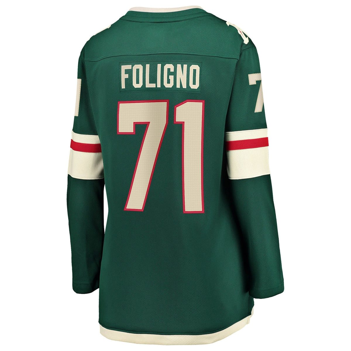 Women's Minnesota Wild Nick Foligno Fanatics Green Home Breakaway Jersey