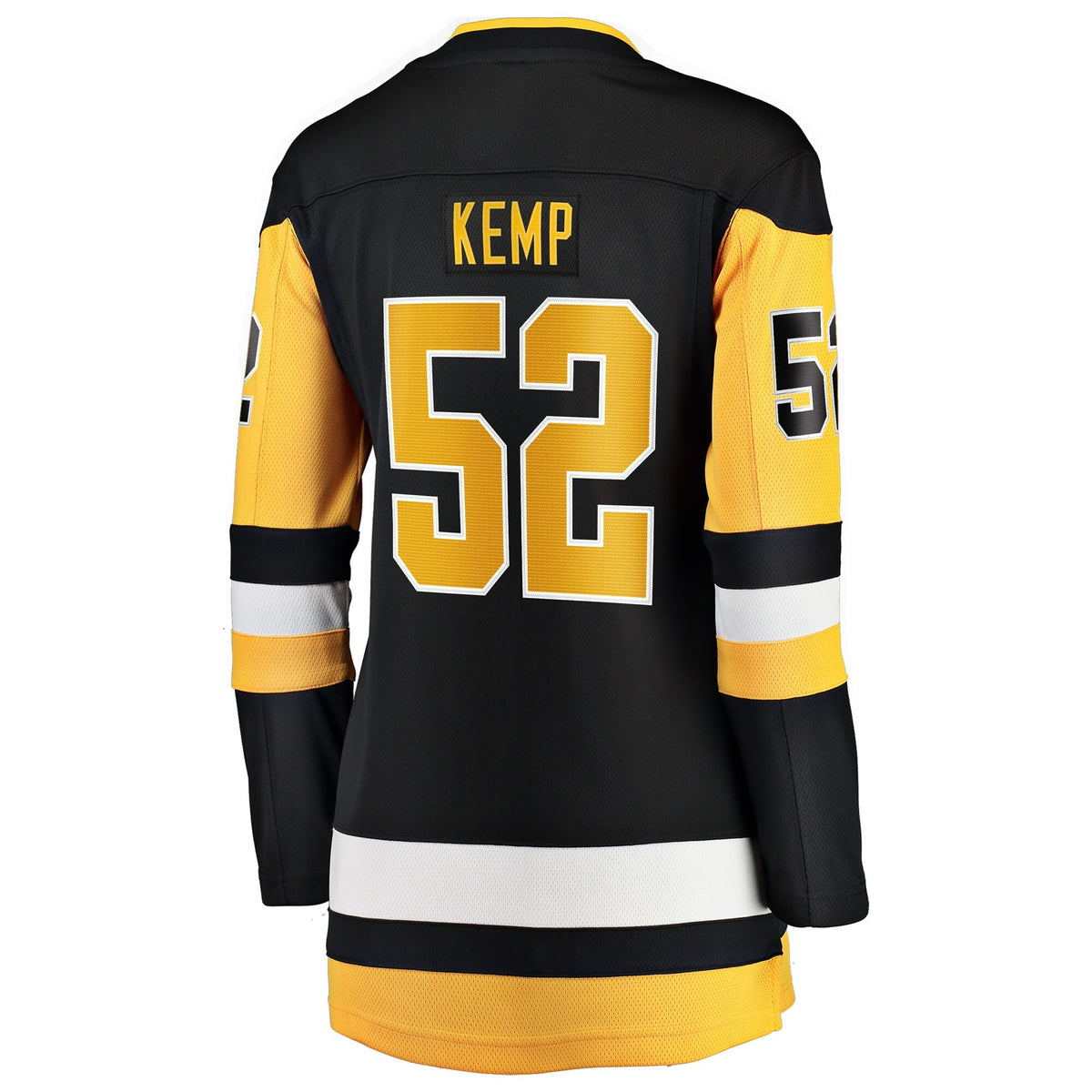 Women's Pittsburgh Penguins Philip Kemp Fanatics Black Home Breakaway Jersey