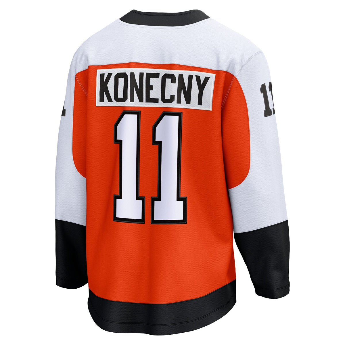 Men's Philadelphia Flyers Travis Konecny Fanatics Orange Home Breakaway Jersey