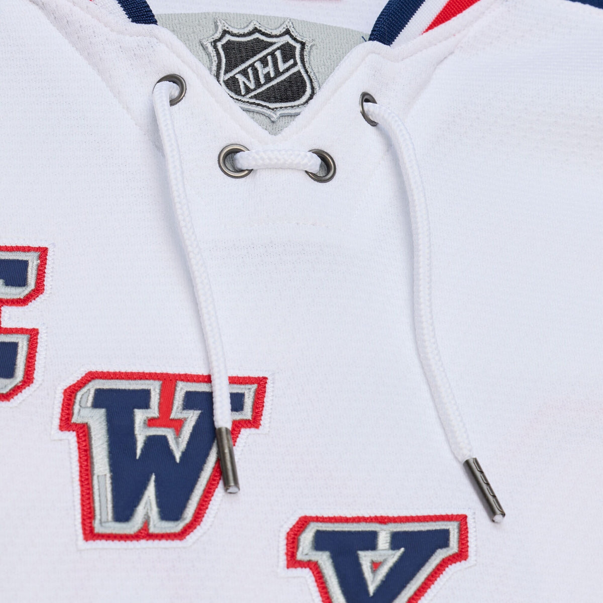 Men's New York Rangers Henrik Lundqvist Mitchell & Ness White 2014 NHL Stadium Series Power Play Jersey