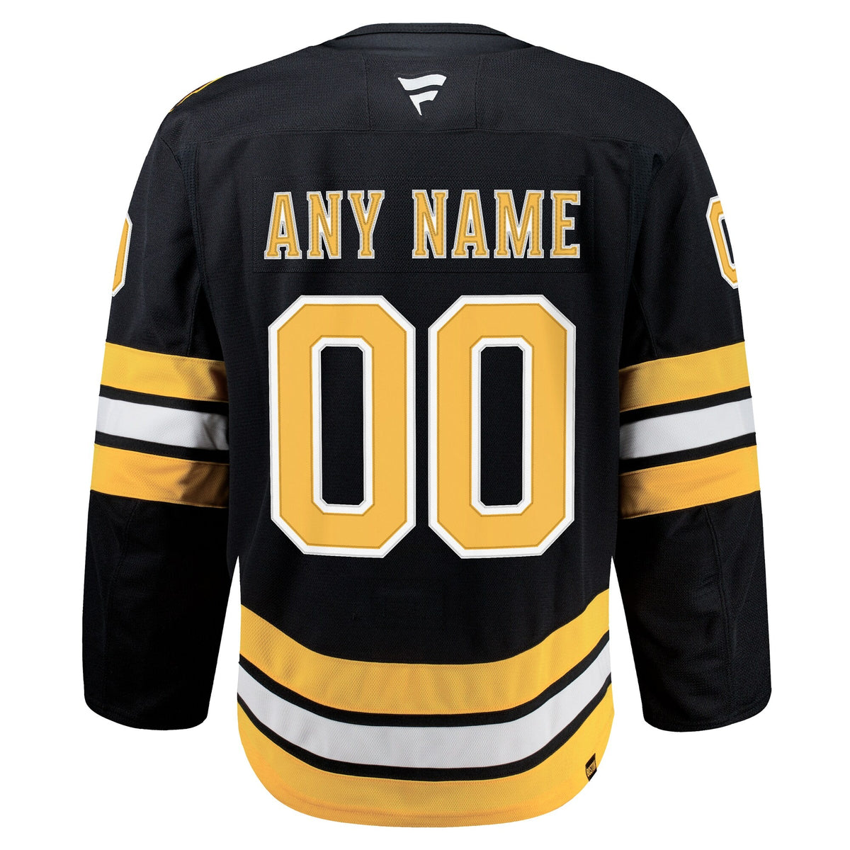Men's Boston Bruins Fanatics Black Home Authentic Pro Custom Jersey