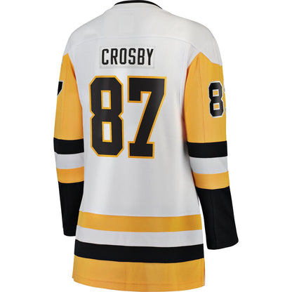 Women's Pittsburgh Penguins Sidney Crosby Fanatics White Breakaway Jersey