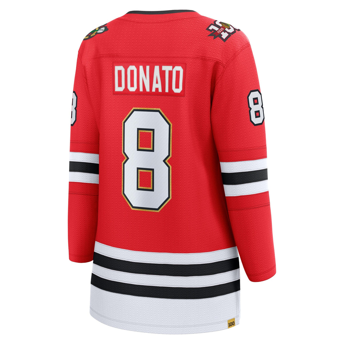 Women's Chicago Blackhawks Ryan Donato Fanatics Red Centennial Breakaway Player Jersey