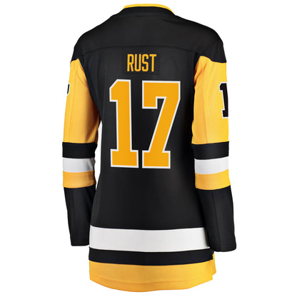 Women's Pittsburgh Penguins Bryan Rust Fanatics Black Premier Breakaway Player Jersey