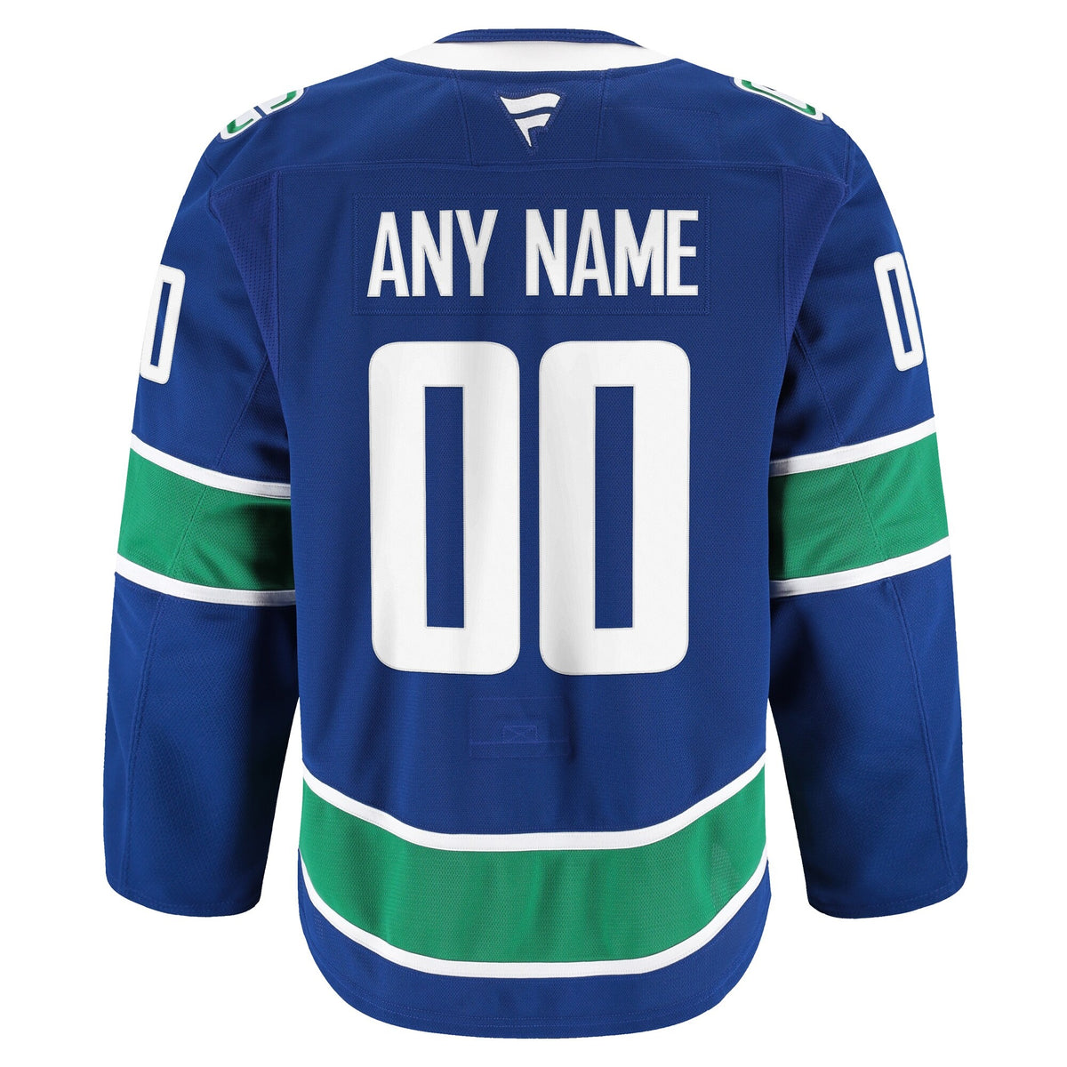 Men's Vancouver Canucks Fanatics Blue Home Authentic Pro Custom Jersey