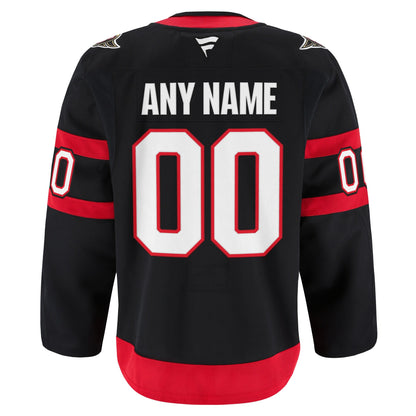 Men's Ottawa Senators Fanatics Black Home Authentic Pro Custom Jersey